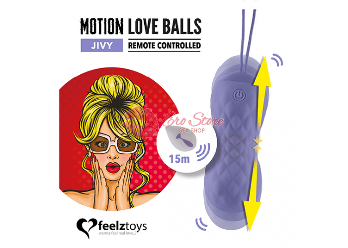 Bolita Vibradora Motion Love Balls  JIVY c/ control remoto