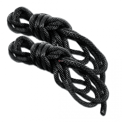 Cuerdas para amarrar negras